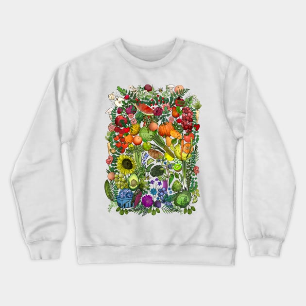 Meet Me At the Farmers Market Crewneck Sweatshirt by IrishViking2